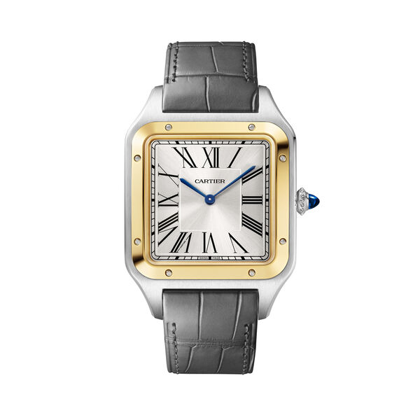 Santos Dumont Extra Large Automatic 47 X 34 mm Yellow Gold and Stainless Steel